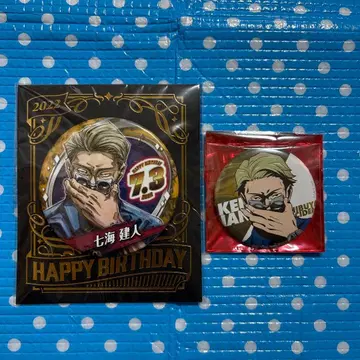 [ 즉시 구매 가능 ] 주술회전 나나미 켄토 생일 도큐 콜라보 캔뱃지