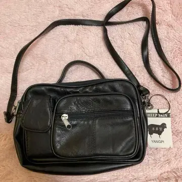YANGPI 양가죽 블랙 숄더백