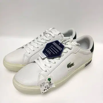 LACOSTE 화이트 스니커즈