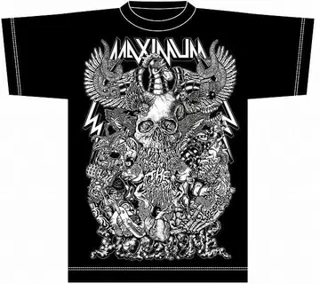 맥시멈 더 호르몬 독골 T셔츠 S사이즈