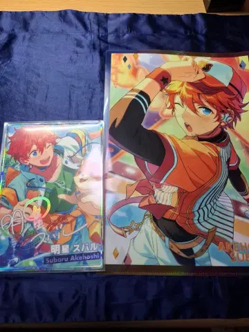 아케호시 스바루 Trickstar 클리어 파일 보드 세트 앙스타