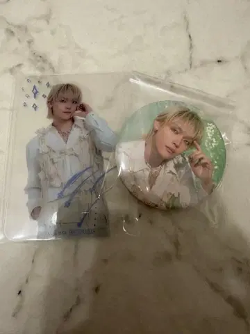 &TEAMcafe 니콜라스 클리어 카드 & 캔뱃지