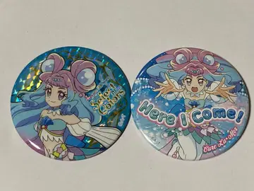 프리큐어 큐어라메일 캔뱃지 2개 세트