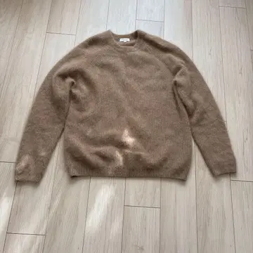 BEAUTY&YOUTH 헤어리 하프아제 스웨터 니트 레어 XL