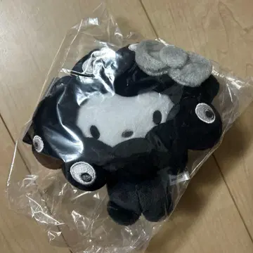 새상품 산리오 미야쿠미야쿠 변신 봉제 인형 BC 블랙 키티 카라비너 포함