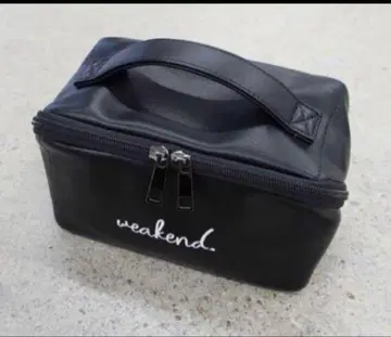 weakend. 블랙 지퍼 파우치 미사용