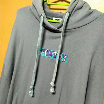 PUNYUS 그레이 후드티 사이즈 3
