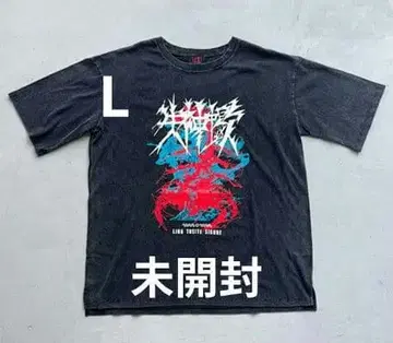 린토시테 시구레 실신 전갈 T-shirt [스톤 블랙] L 사이즈