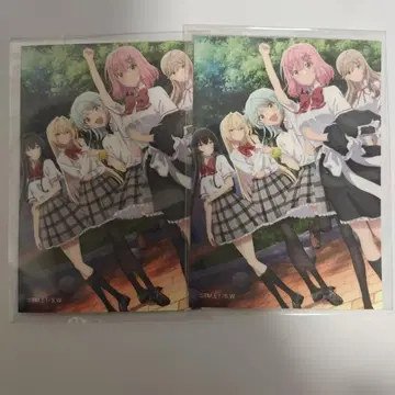 극장판 와타나레 넥스트 샤인 키 비주얼 스티커 드링크 특전