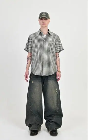 지 워시드 캐주얼 데님