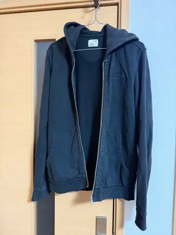 LACOSTE 빈티지 워시 후드티 블랙 사이즈 3