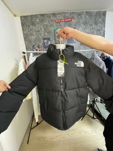 THE NOt FACE 블랙 다운 자켓 fake NEW