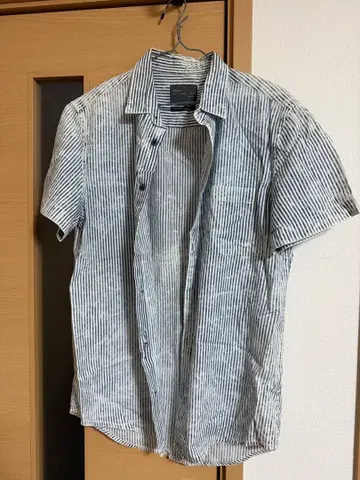 ZARA MAN 스트라이프 반팔 셔츠 M 사이즈