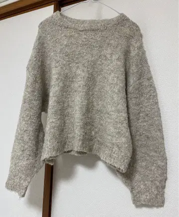 스웨터 그레이 M