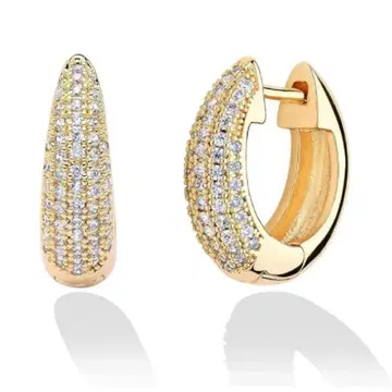 귀걸이 여성용 링 귀걸이 후프 귀걸이 금속 알레르기 방지