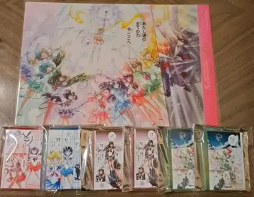 세일러문 카페 런치 매트와 아크릴 블록 6개 세트