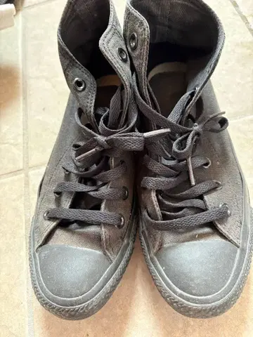 CONVERSE 척테일러 블랙 24.5cm