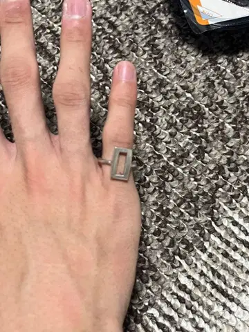 핑키링 실버925 8호 y2k 다크웨어 opium