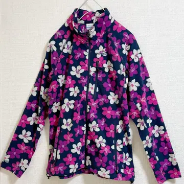 컬럼비아 플리스 꽃무늬 긴팔 등산 스포츠 아웃도어 집업