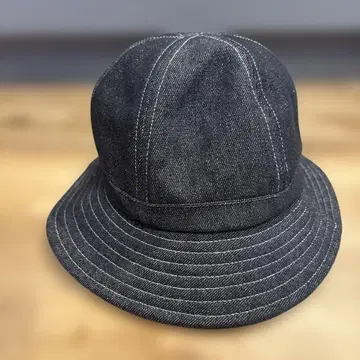 다크 데님 볼러 햇