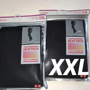 유니클로 히트텍 10부 레깅스 XXL 2개 블랙