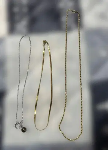 여성용 목걸이 골드 체인 목걸이 묶음 판매