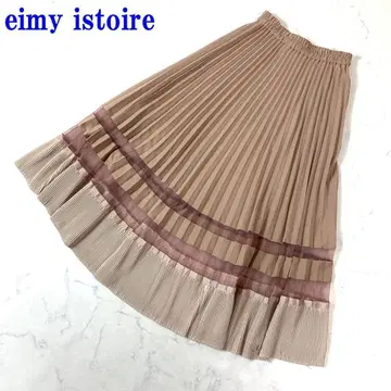 에이미 이스트 월 롱 스커트 핑크 폴리에스테르 F C2866