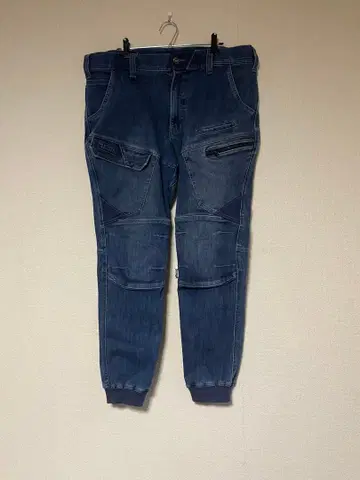 도라이치 작업복 8910 남성용 팬츠 데님 카고 조거 팬츠