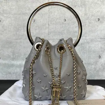 미사용급 JIMMY CHOO BON BON 그레이 마이크로 2WAY 백