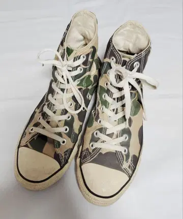 빈티지 90s USA제 83 카모 카모플라쥬 컨버스 올스타