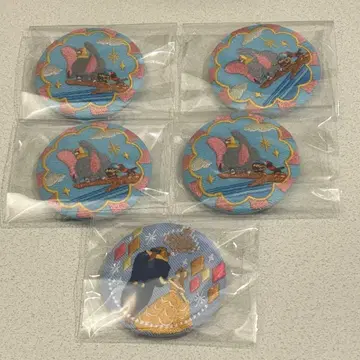 디즈니 자수 캔뱃지 세트