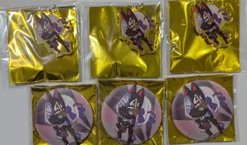 컴퍼스 점프 아마이로 여우 캔뱃지 아크릴 키링