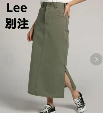 Lee 별주 하이픈월드 갤러리 레이스업 스커트 하이웨스트