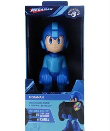 미개봉 새상품 록맨 컨트롤러 스마트폰 홀더 피규어