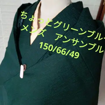 4805 새상품급 그린 블루 남성용 앙상블