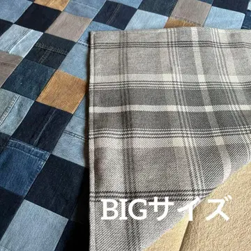 데님 리메이크 BIG 사이즈 담요 멀티 커버 러그