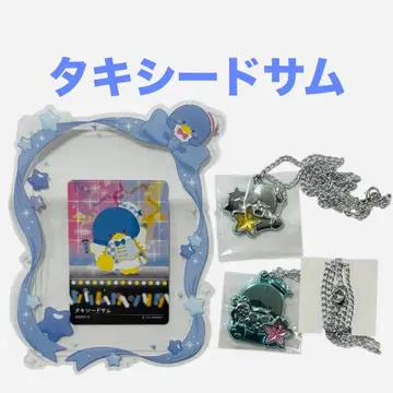 새상품 [ 산리오 ] 턱시도샘 캐릭터 굿즈 세트 사진 케이스 펜던트