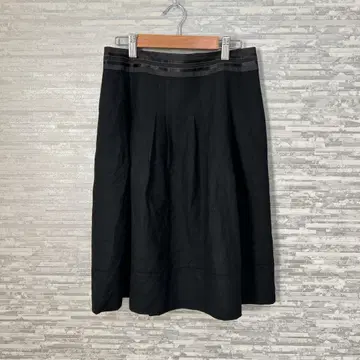 23구 니쥬산쿠 포멀 스커트 블랙 40 사이즈 블랙 플레어 스커트
