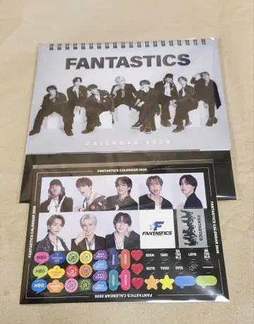 FANTASTICS 2026년 탁상 달력 + 특전 미개봉