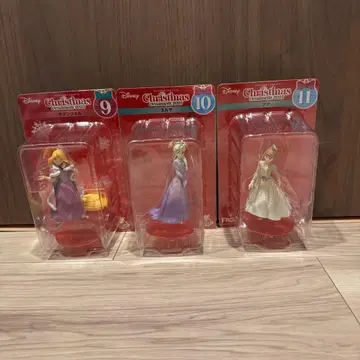 [새상품] 2025 디즈니 크리스마스 오너먼트 복권 프린세스 3종 세트