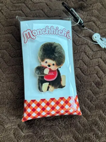 몽치치 클리어 케이스 카라비너 부착 클리어 파우치