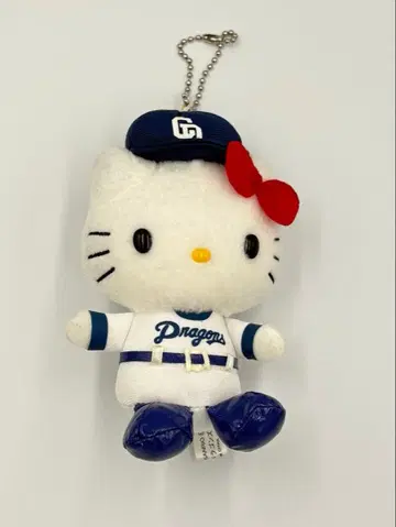 산리오 헬로키티 주니치 드래곤즈 콜라보 볼체인 마스코트