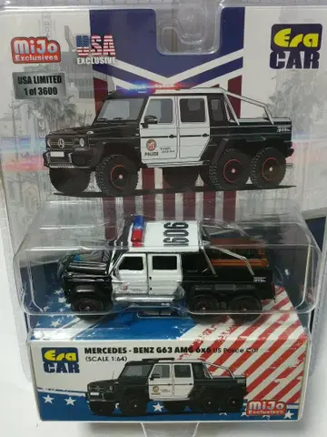 ERA CAR 1/64 벤츠 G63 AMG 6x6 US 경찰차