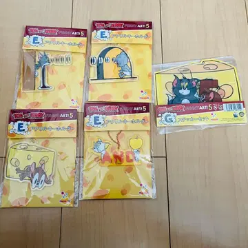 해피 복권 톰과 제리 키링 스티커