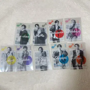 SnowMan ON 클리어 스티커 컴프 세트