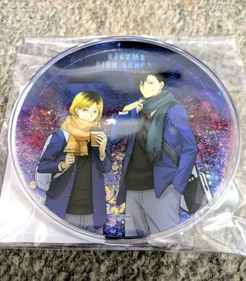 하이큐!! x 코스모 월드 글리터 아크릴 코스터 네코마 고교