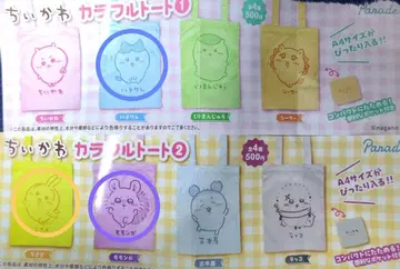 치이카와 컬러풀 토트백 하치와레 토끼 모몽가