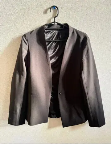 노카라 블레이저 블랙 자켓 아우터 S
