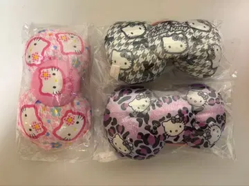 훼미리마트 한정판 헬로키티 리본 머리끈 3개 세트
