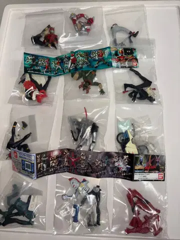 반다이 HG 가면라이더 12체 컴플리트 출시 당시 물건. 초판.